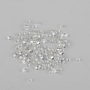 1 Carat VS1/2 G/H Color Round Cut Melee Diamonds Lot