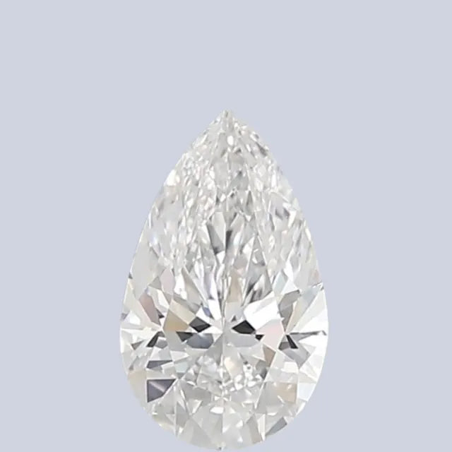 1 Carat Pear Shaped Lab Grown Diamond