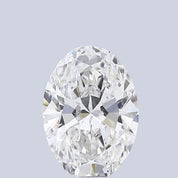 1 Ct Oval Shape Man Made Diamond