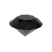 8 Mm Round Cut Black Diamond