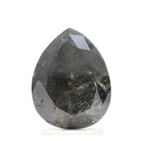 2.32 Ct Pear Shape Salt and Pepper Diamond
