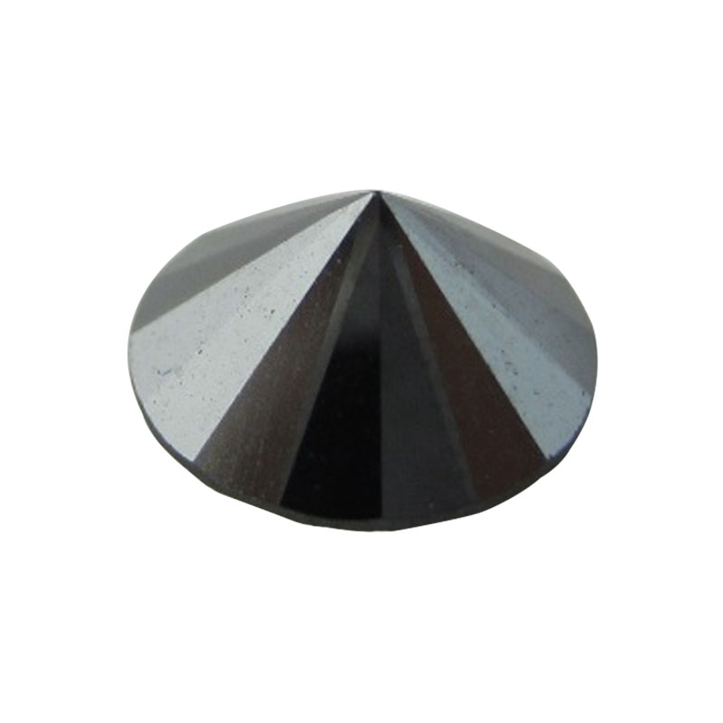 5 To 5.90 MM Round Cut Natural Black Diamond