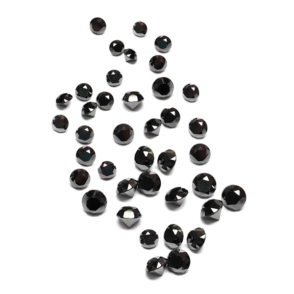 1 Ct Calibrated Natural Black Diamond Lot