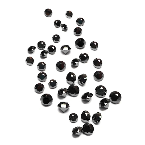 1 Ct Calibrated Natural Black Diamonds Lot