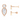 0.4 Carat Round & Pear Shape Bezel Lab Diamond Stud Earrings in Rose Gold