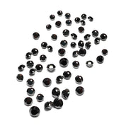 1 Carat Round Cut Calibrated Black Diamond Lot