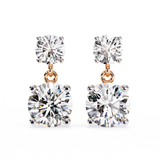 3.90 Ct Lab Grown Diamond Drop Earrings