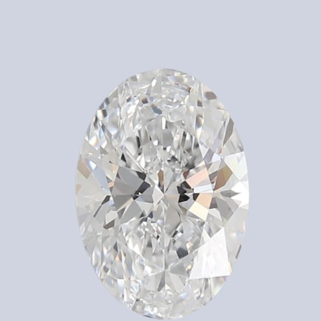 3 Carat Oval Cut Lab Created Diamond For Sale