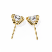 3 Carat Princess Shape Lab Diamond Stud Earrings