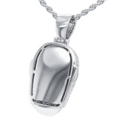 2.50 Carat Round Shaped Iron Man Helmet Lab Diamond Pendant
