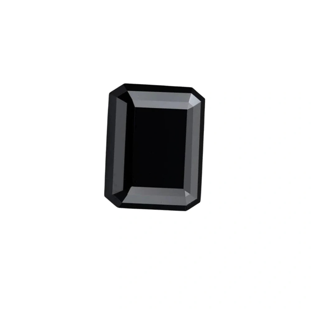 7 X 5 Mm Emerald Cut Black Diamond Stone