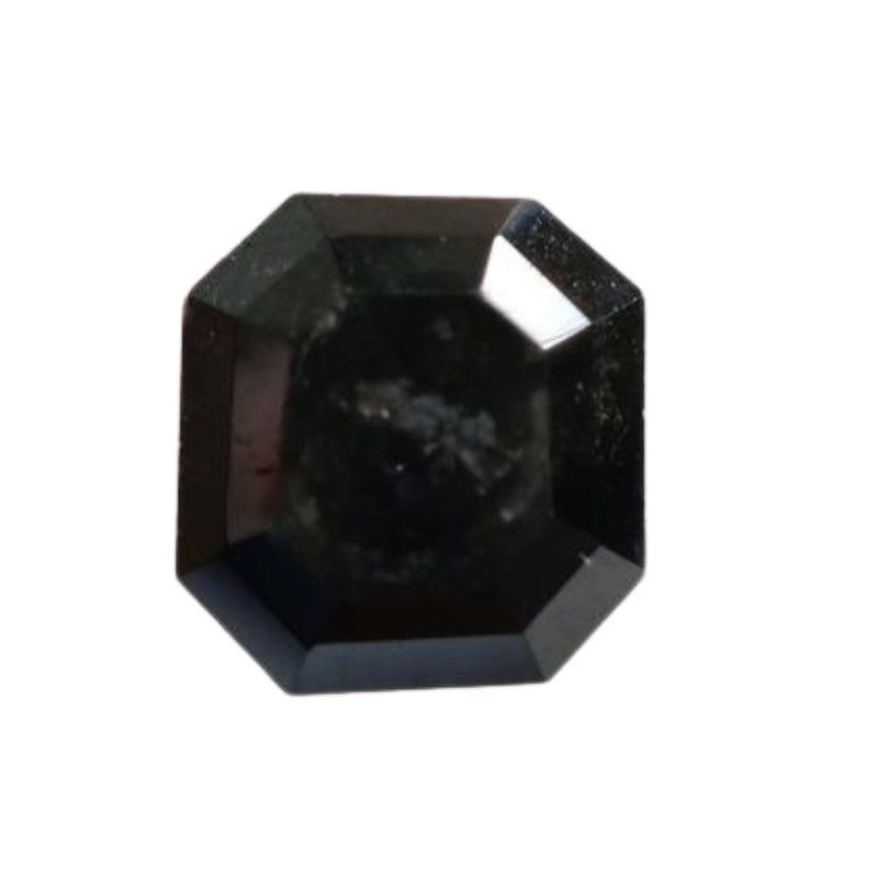 0.5 to 3 Carat Asscher Cut Diamond Real Black Diamond