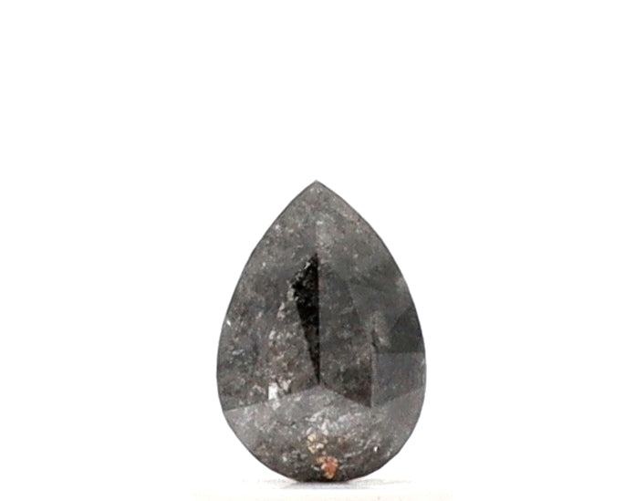 0.75 Carat Pear Shape Salt and Pepper Diamond