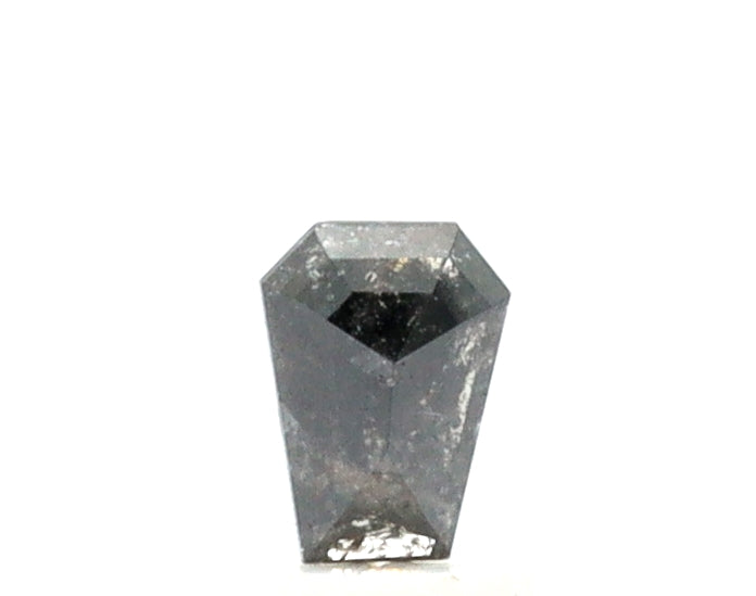 0.50 Carat Coffin Shape Salt and Pepper Diamond