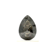 0.70 Ct Pear Cut Salt and Pepper Diamond