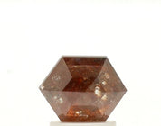 1.65 Ct Hexagon Shape Salt and Pepper Diamond