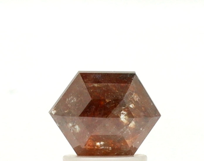 1.65 Ct Hexagon Shape Salt and Pepper Diamond