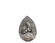 0.50 Carat Pear Shape Salt and Pepper Diamond