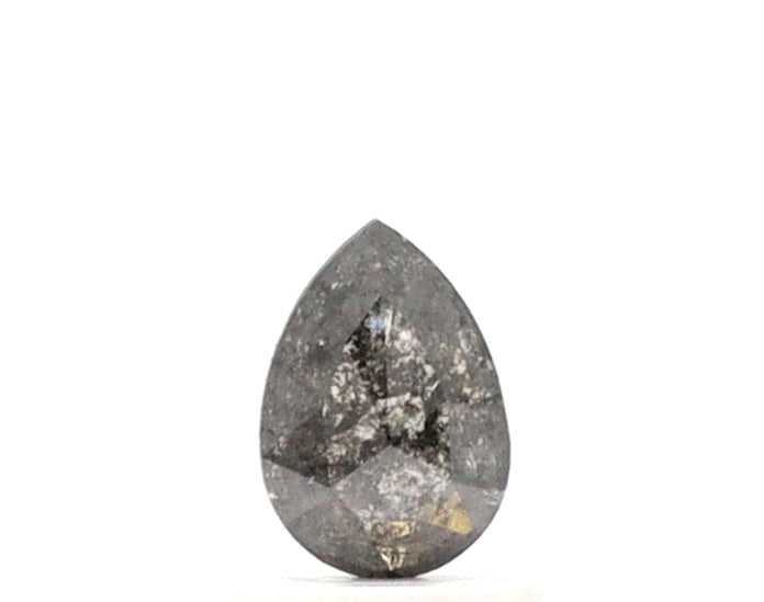 0.50 Carat Pear Shape Salt and Pepper Diamond