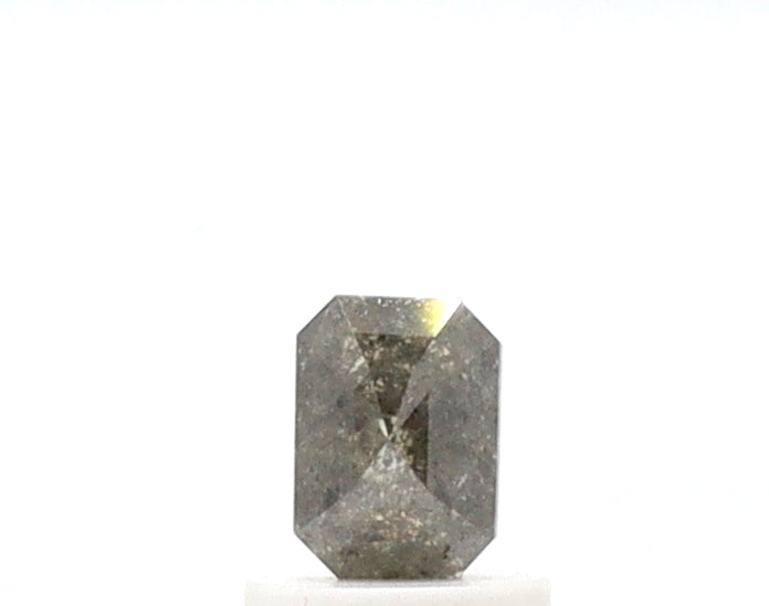 0.50 Ct Radiant Cut Salt and Pepper Diamond