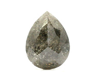 2 Carat Pear Shape Salt and Pepper Diamond