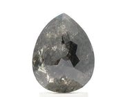 2.32 Ct Pear Shape Salt and Pepper Diamond