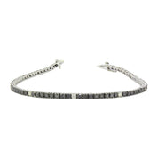 3 Ct Black & White Diamond Tennis Bracelet