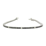 3 Ct Black & White Diamond Tennis Bracelet