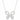 0.40 Carat Round Cut Prong Setting Butterfly Diamond Pendant In White Gold