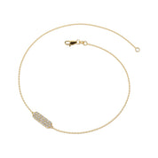 0.55 Ct Round Cut Bar Setting Diamond Bracelet