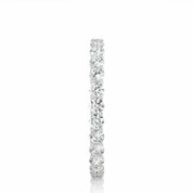1.15 Ct Round Cut Prong Setting Lab Diamond Eternity Band Eternity Wedding Rings