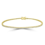 2.87 Ct Round Cut Prong Setting Diamond Tennis Bracelet