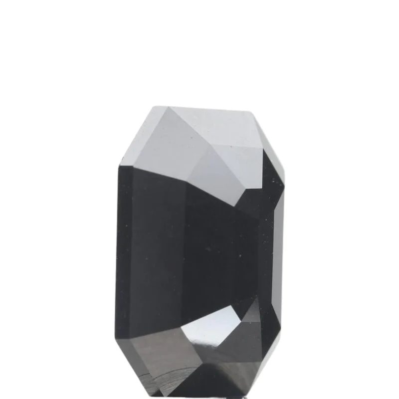 7 X 5 Mm Emerald Shape Black Diamond
