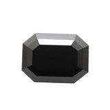 4 Carat Emerald Cut Real Black Diamond