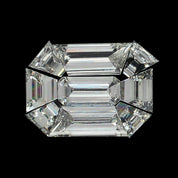 9 Pcs Emerald Shape Pie Cut Diamond