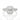1 Carat Emerald Cut Halo Lab Created Diamond Ring