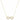 0.49 Ct Round Cut Bar Setting Infinity Diamond Pendant In Yellow Gold
