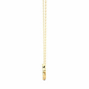 0.50 Ct Round Cut Bar Setting Infinity Diamond Necklace In Yellow Gold