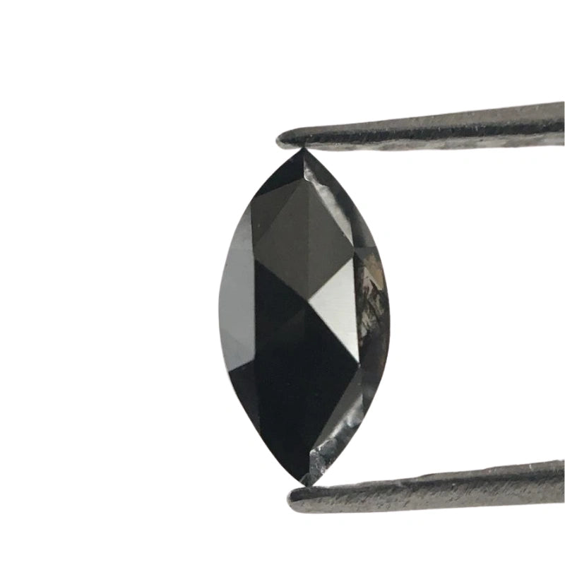 3 Carat Marquise Cut Natural Black Diamond 3