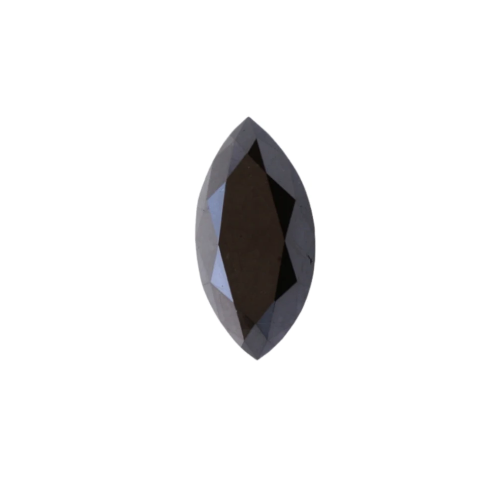 1 Carat Marquise Cut Diamond Natural Black Diamonds