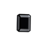 2.50 Carat Emerald Cut Black Diamond For Sale