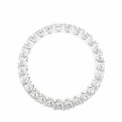 1.95 Ct Princess Cut Prong Setting Diamond Eternity Band In White Gold Eternity Wedding Rings