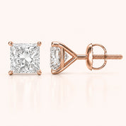 Princess Cut Diamond Earrings in Multiple Settings