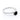 Angled view shows a white gold ring with a round black diamond centerpiece and a slim band lined with pavé diamonds.