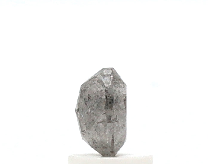 1 Ct Oval Cut Salt and Pepper Diamond