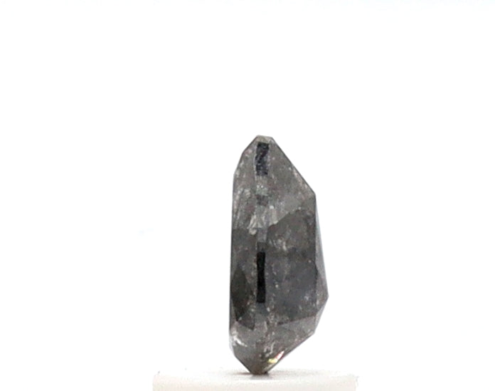 0.80 Ct Pear Shape Salt and Pepper Diamond