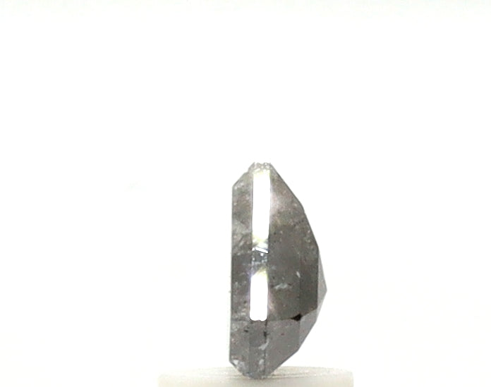 1.27 Ct Shield Shape Salt and Pepper Diamond