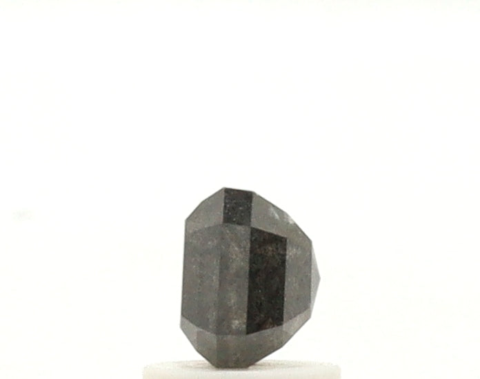 1.35 Ct Radiant Cut Salt and Pepper Diamond
