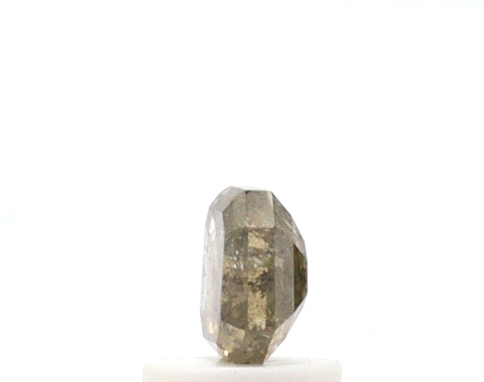 0.95 Ct Asscher Cut Salt and Pepper Diamond