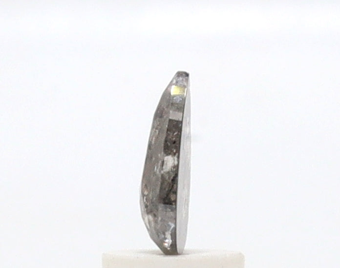 0.50 Ct Pear Cut Salt and Pepper Diamond
